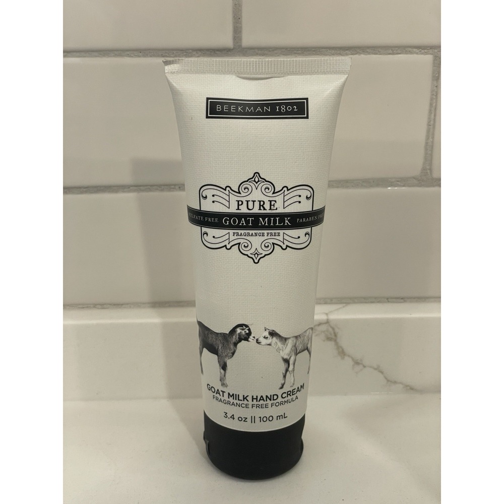 Beekman 1802 Goat Milk Hand Cream Fragrance Free‎ 3.4 fl oz/100 ml New Sealed